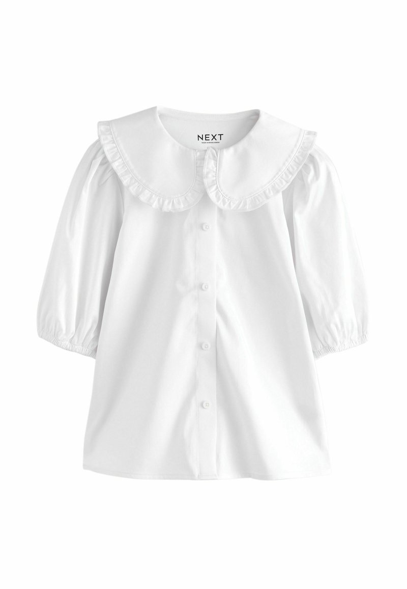 Next - REGULAR FIT - TOUCH FASTENING FRILL COLLAR SCHOOL  - Cămașă - white, Extindeți