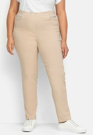 Sheego, BENGALIN - Trousers - beigefarben