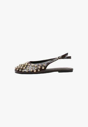 HUNE, RELENTLESS - Ballerines à brides arrière - brown