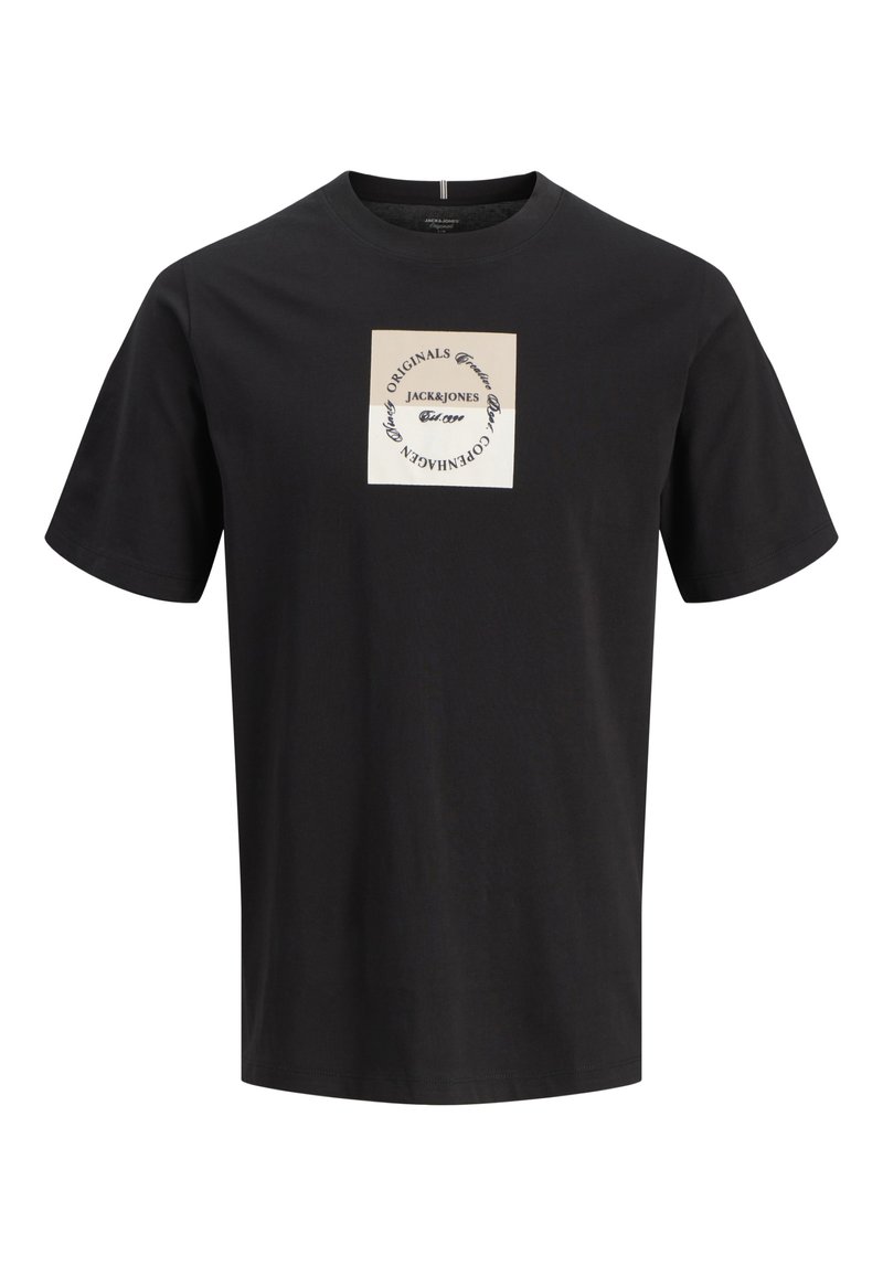 jack & jones T-shirt print zwart