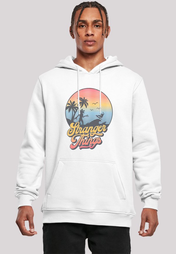 STRANGER THINGS LA GRADIENT NETFLIX TV SERIES - Kapuzenpullover - weiß