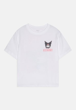 NKFNUNI KUROMI SKY - T-shirt imprimé - bright white