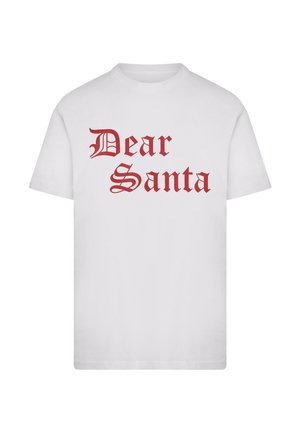 Mister Tee, DEAR SANTA TEE - T-shirt imprimé - white