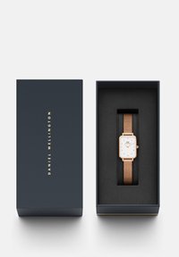Daniel Wellington QUADRO PRESSED LUMINE  - Watch - rose gold-coloured