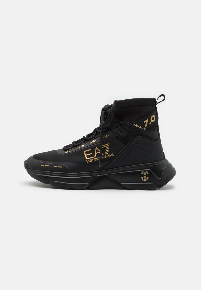 EA7 Emporio Armani 7.0 MAN UNISEX - Aukšto profilio sportbačiai - black/gold