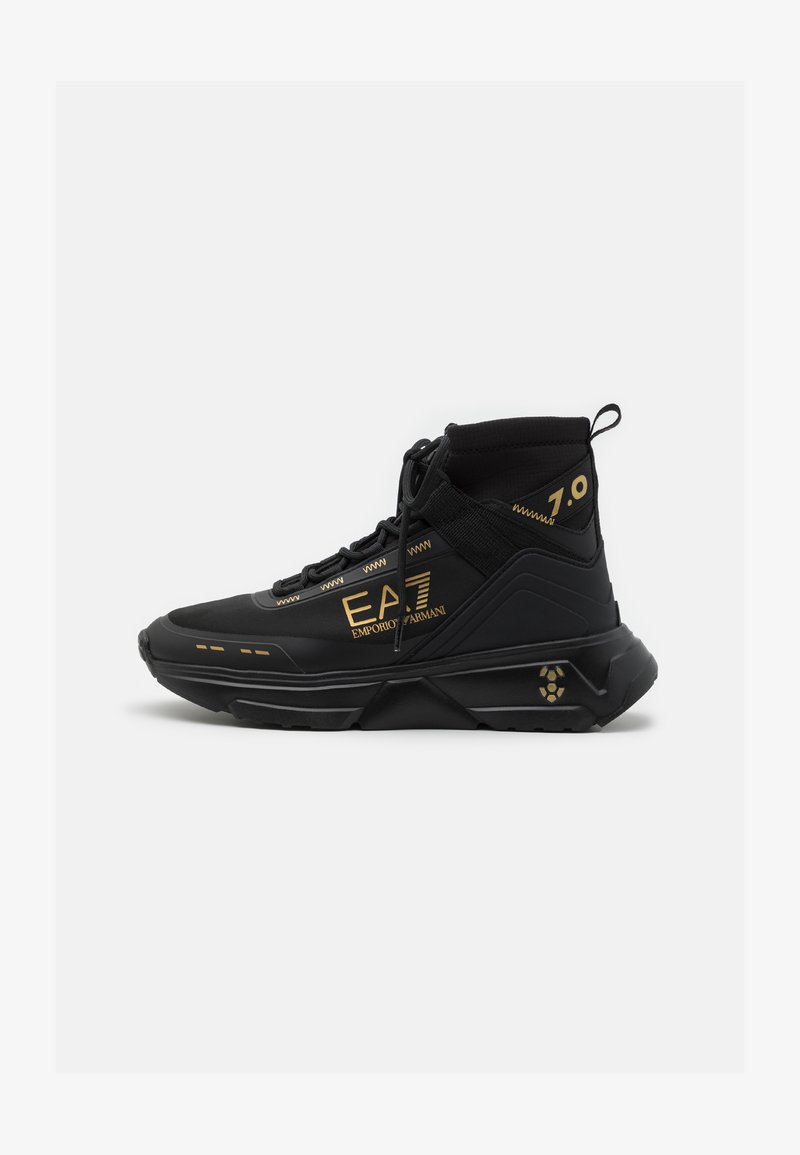 EA7 Emporio Armani 7.0 MAN UNISEX - Kõrge servaga tossud - black/gold