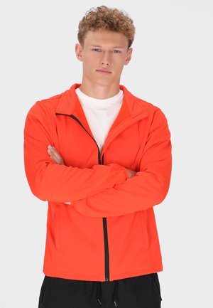 Training jacket - orange schwarz