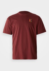 NIKECOURT TEE - T-paita - dark red