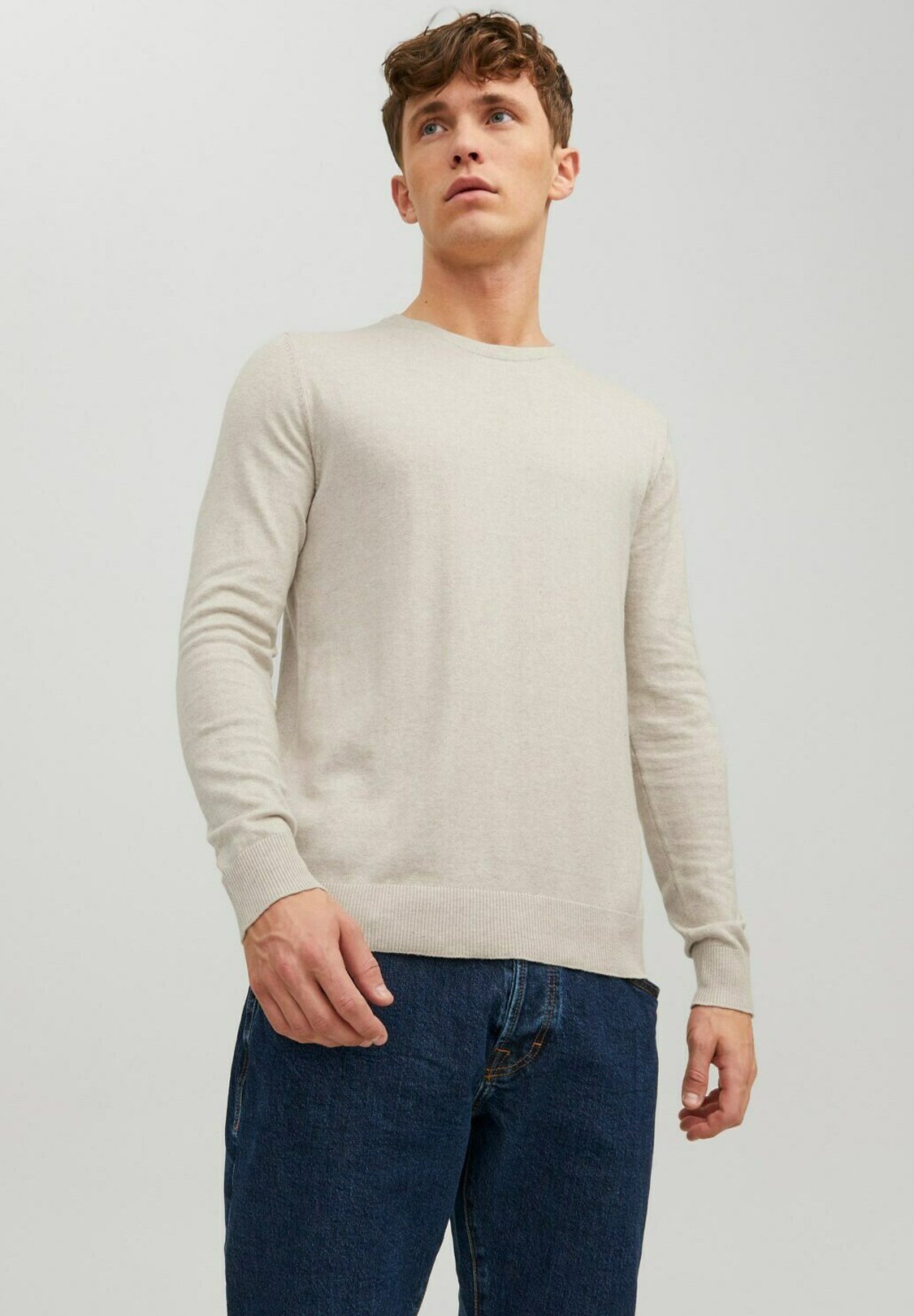 Beyond Now Damen Brielle Kapuzenpullover – Sweatshirt Aus 100% Bio-Baumwolle, Größe L, Beige, Lässige Passform