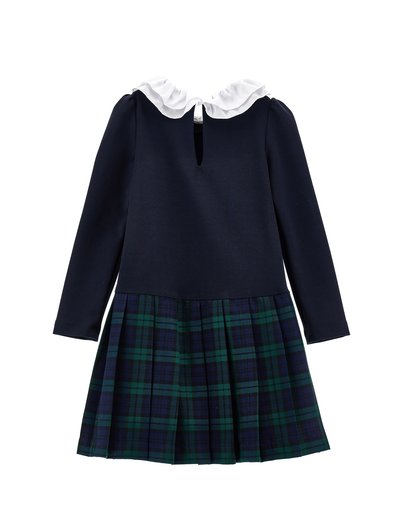 Monnalisa BACK TO SCHOOL ABITO - Jerseykjole - blu scuro