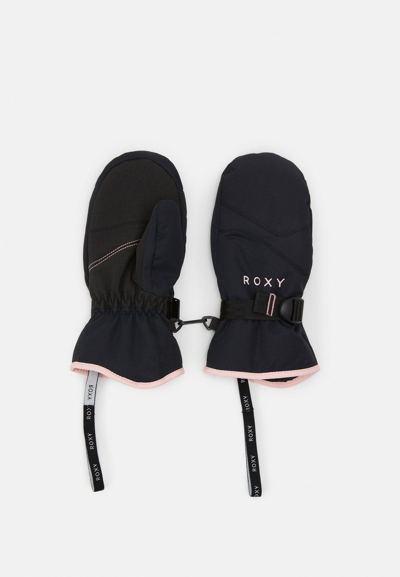 Roxy Girls Jetty Girl Snow Mittens – Waterproof With Faux Leather Palm, Warm Flight X3 Insulation