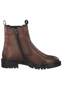s.Oliver Botines con plataforma - cognac