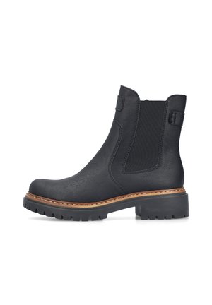 Rieker, RIEKER CHELSEA BOOTS 72660 - Plateaustiefelette - black