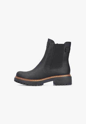 Rieker, RIEKER CHELSEA BOOTS 72660 - Plateaustiefelette - black