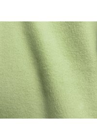Ljust grönt filttyg med en mjuk, strukturerad yta som visar subtila färg- och ytnyanser, vilket skapar ett milt, lager-liknande utseende.