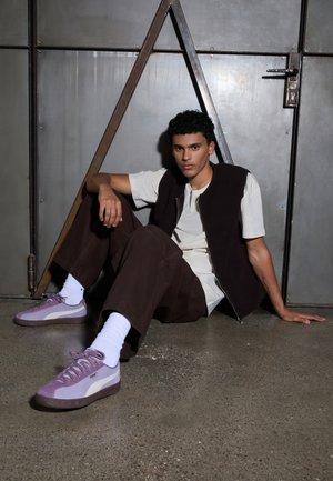 Puma DELPHIN UNISEX - Sneakers basse - pale plum/dusted purple/alpine snow