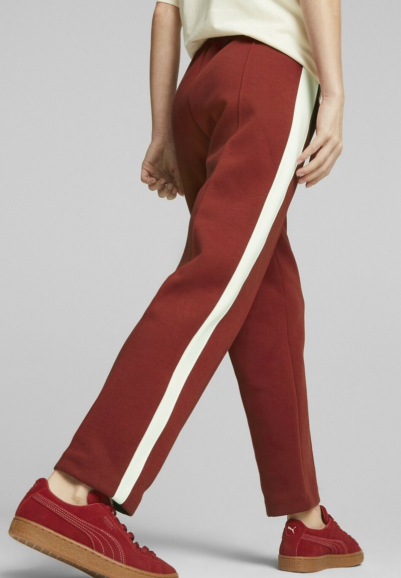 Puma VOGUE T - Teplákové kalhoty - intense red