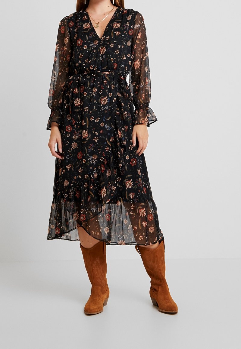 Pepe Jeans Robe longue - black