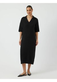 YAS Strikket kjole - black