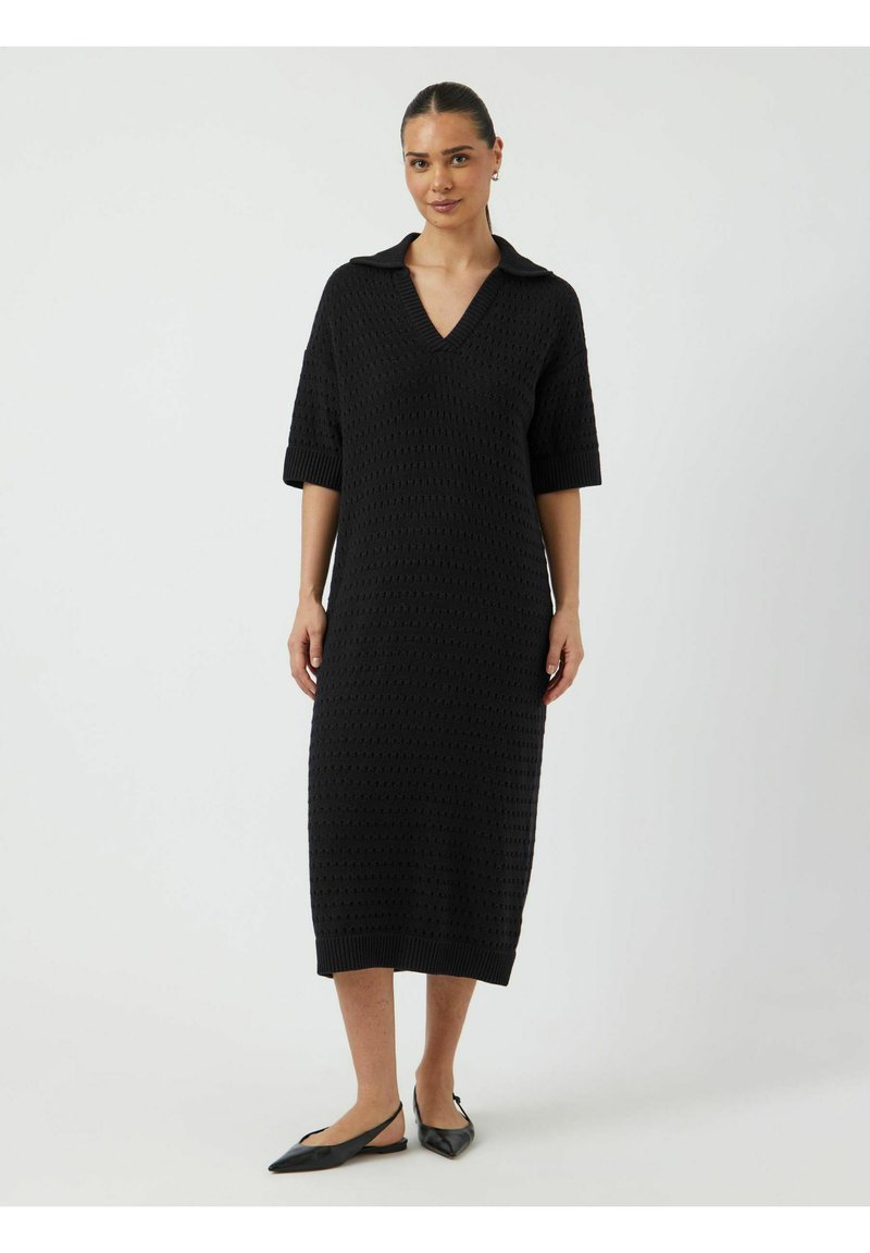 YAS Strikket kjole - black
