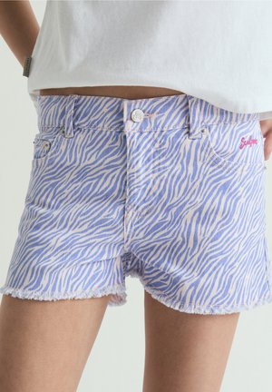 Scalpers SCALPERS ZEBRA SHORTS GIRLS - Short en jean - lilac