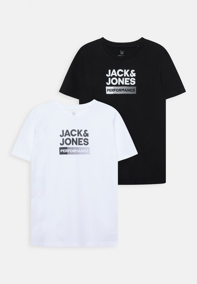 Jack & Jones JJECORP LOGO TEE CREW NECK - T-shirt print - white/wit Jack & Jones JJECORP LOGO TEE CREW NECK - T-shirt print - white/wit