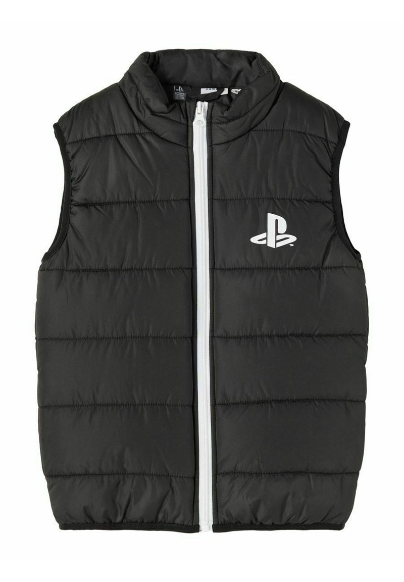 Kinder Jacken | Name it NKMPLAYSTATION DASPER Weste black/schwarz - SV21514 Kinder Jacken | Name it NKMPLAYSTATION DASPER Weste black/schwarz - SV21514