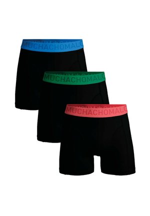 MUCHACHOMALO 3-PACK SOLID - Kurze Boxershorts - black