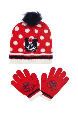 WINTER SET OF  2  - Gloves - rot