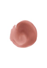 Krämig make-up prov i terrakottafärg, slät textur med rund form och mjuka kanter, med en matt finish.