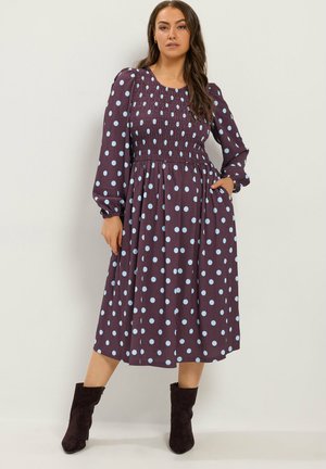 Yours Clothing, PLUS SIZE JERSEY DRESSES - Robe de jour - purple