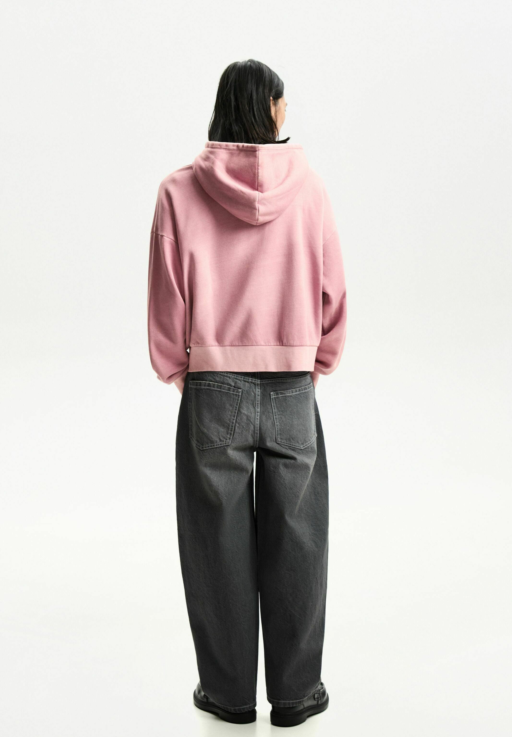 ★ドイツ発*BERSHKA*新作*FADED プリントZIPフーディ/PINK★ ☆ドイツ発*BERSHKA*新作*グラフィック刺繍ZIPフーディ/D-FADE