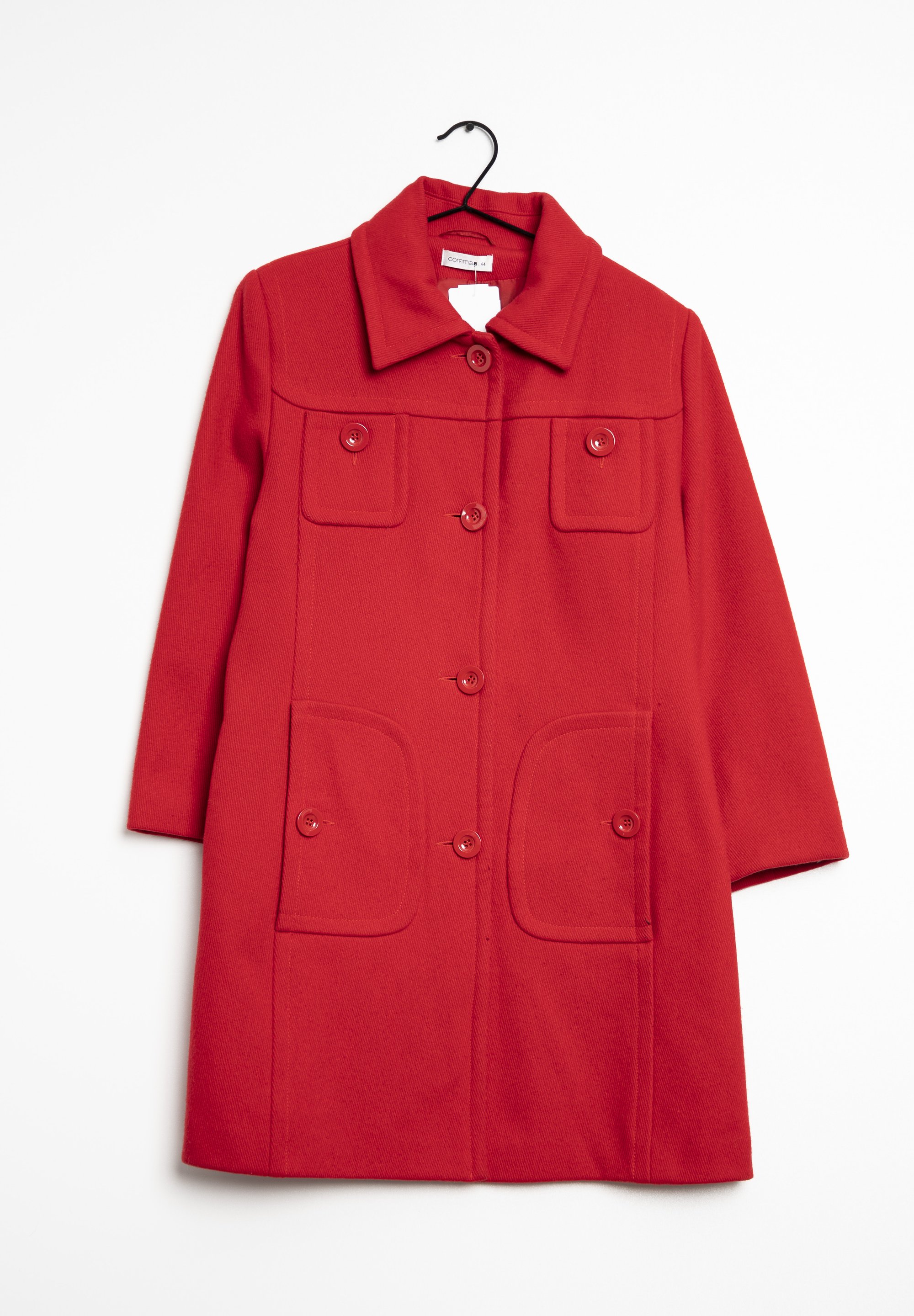 comma Kurzmantel red/rot (Pre-owned) Zalando