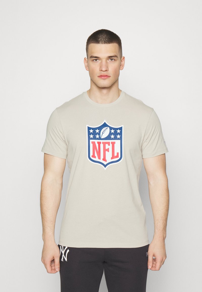 New Era NFL GENERIC LOGO NFL SHIELD GRAPHIC TEE Tshirt print offwhite/crème Zalando.nl