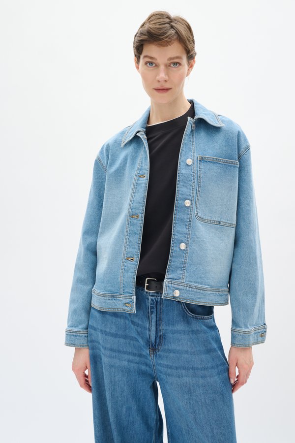 PHEIFFER - Jeansjacke - light washed denim