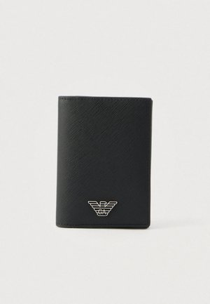 Emporio Armani PASSPORT HOLDER - Θήκη διαβατηρίου - black beauty