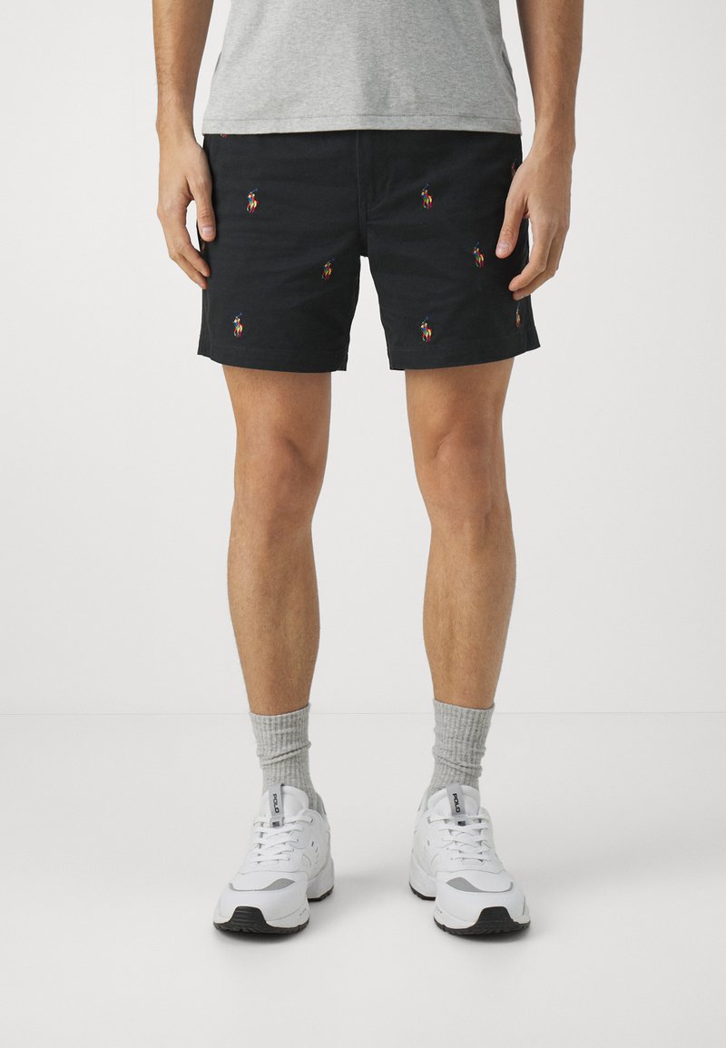 Polo Ralph Lauren FLAT FRONT Shorts black/schwarz Zalando.de