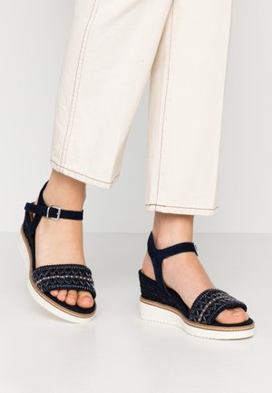 Tamaris Platform sandals - navy