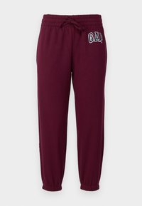 GAP Petite HERITAGE - Pantalones deportivos - ruby wine
