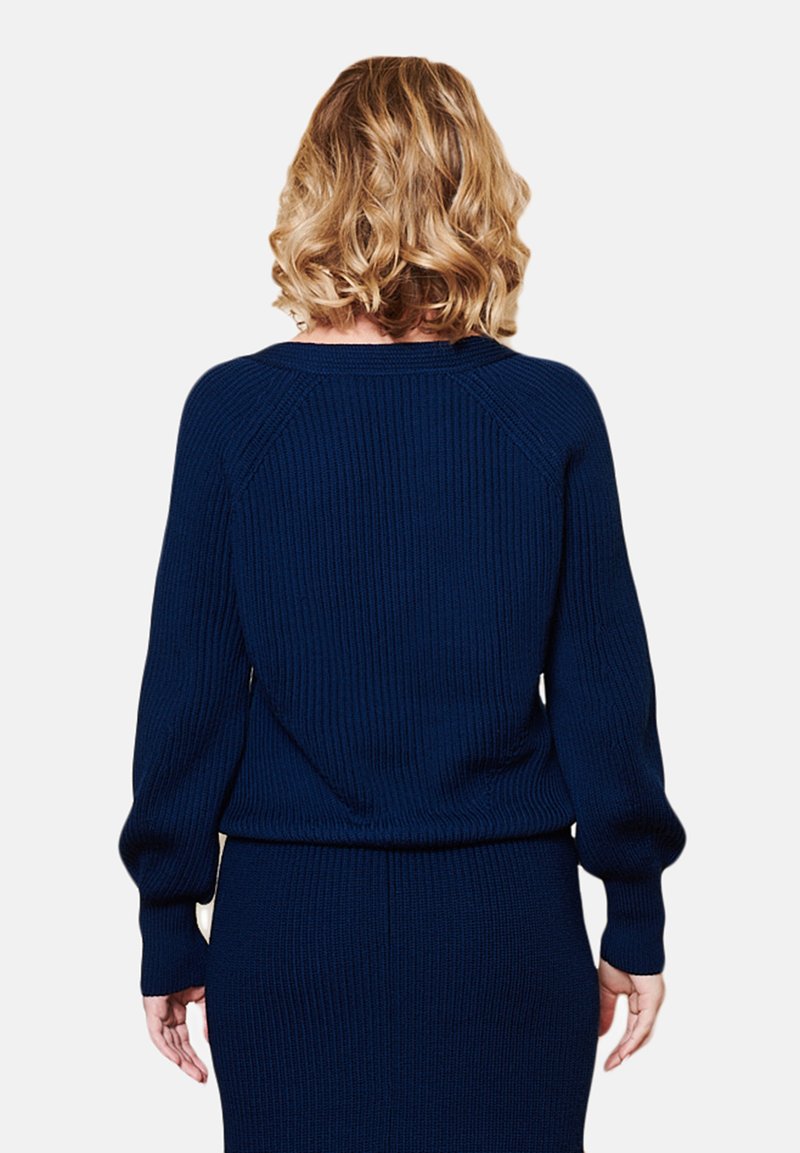 Damen Strickjacken | McIntyre Merino Strickpullover navy/dunkelblau - LW16495 Damen Strickjacken | McIntyre Merino Strickpullover navy/dunkelblau - LW16495