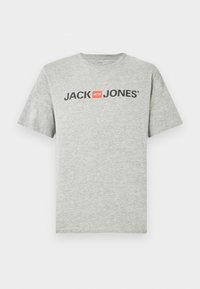 JJECORP LOGO CREW NECK  - Nyomott mintás póló - light grey melange