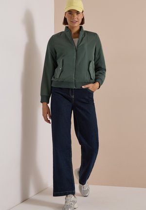 Cecil, WENDBARER FAKE FUR BLOUSON MIT LEO-MUSTER - Blouson bomber - olive night