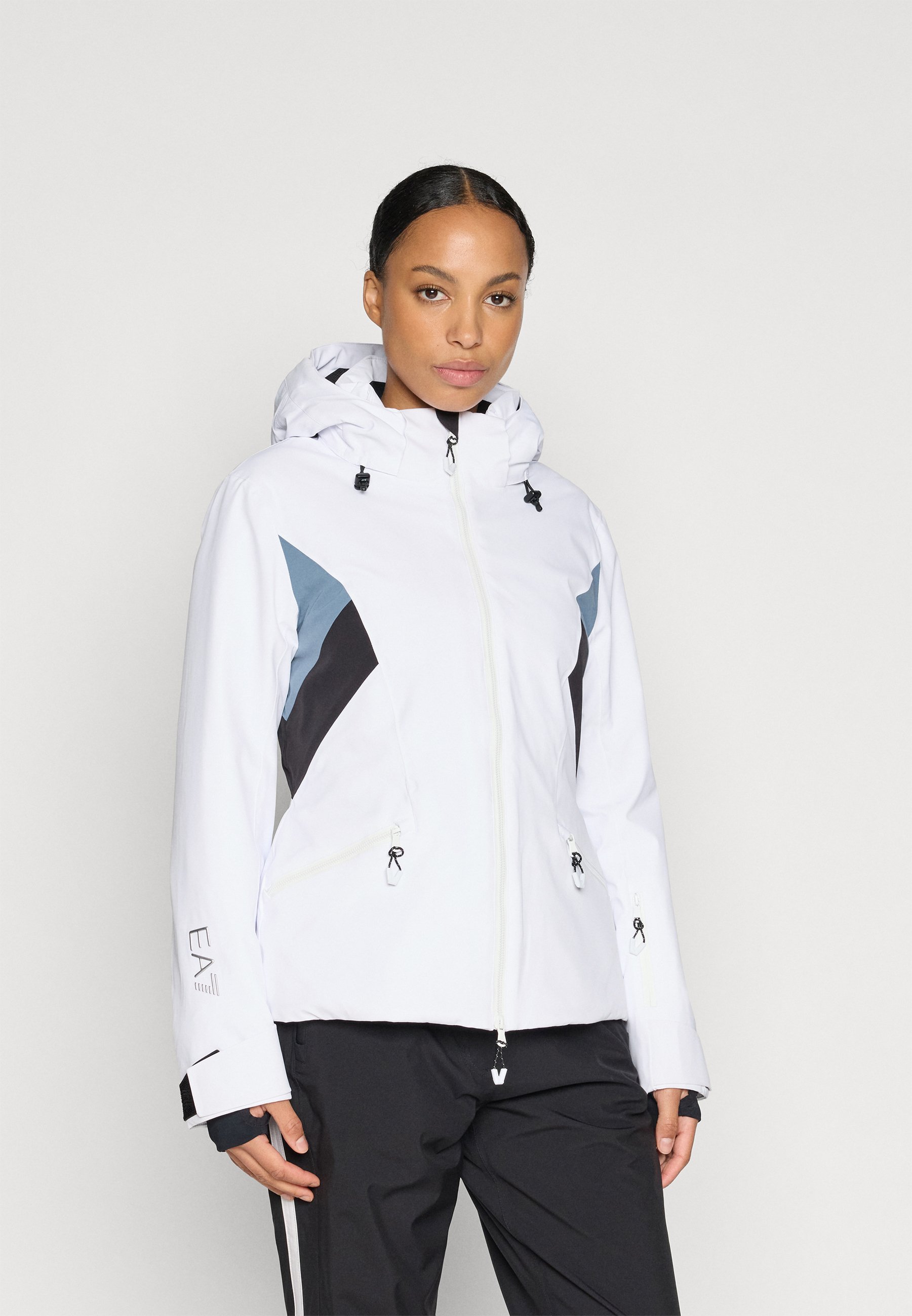 EA7 Emporio Armani CORTINA COLORBLOCK - Ski jacket - white - Zalando