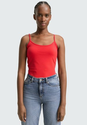 SLIM FIT - Top - brilliant red