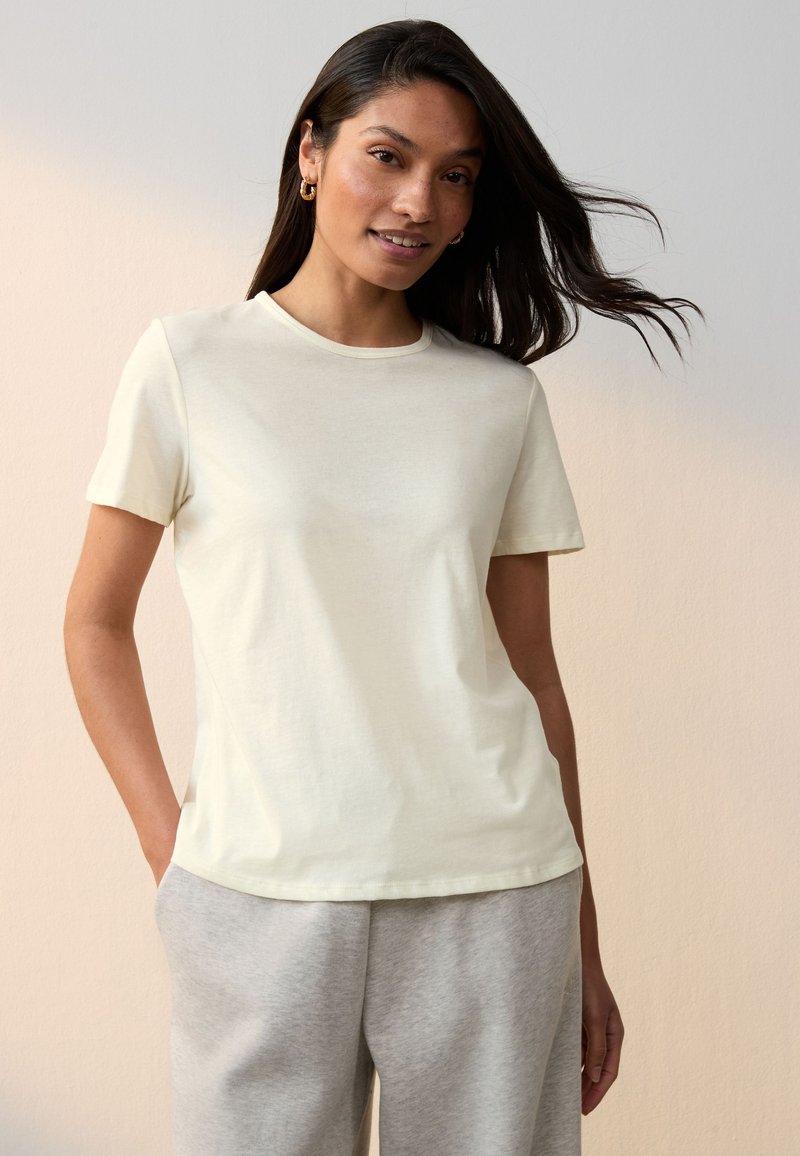 Next 5 PACK CREW NECK RICH - REGULAR FIT - T-shirt basic - blue shale white black khaki
