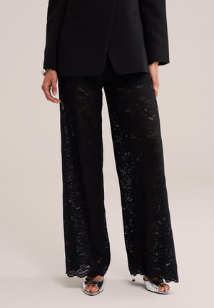 WE Fashion, Pantalon classique - black