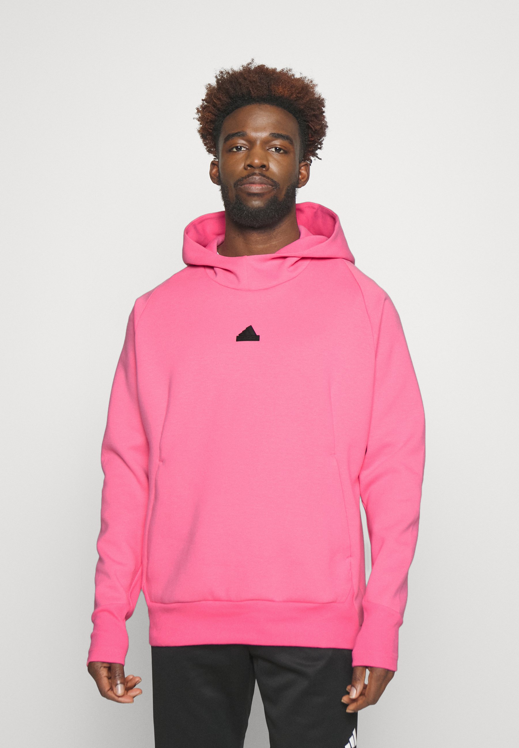 adidas Sportswear NEW Z.N.E. PREMIUM Kapuzenpullover fusion/dunkelblau - pink 