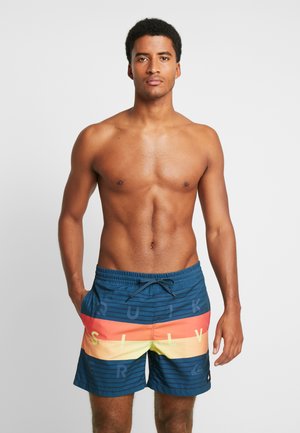 WORD BLOCK VOLLEY 17 - Swimming shorts - majolica blue