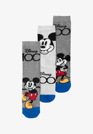 Disney 3ER PACK DISNEY MICKEY MOUSE - Calze - grau