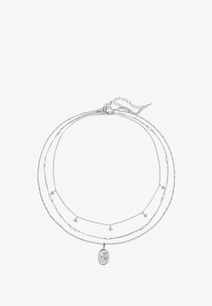 Hey Happiness NATURE LOVER SET - Halskette - silver coloured